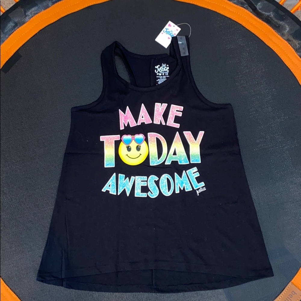 NWT Youth Girls Tank from Justice. Size 12.